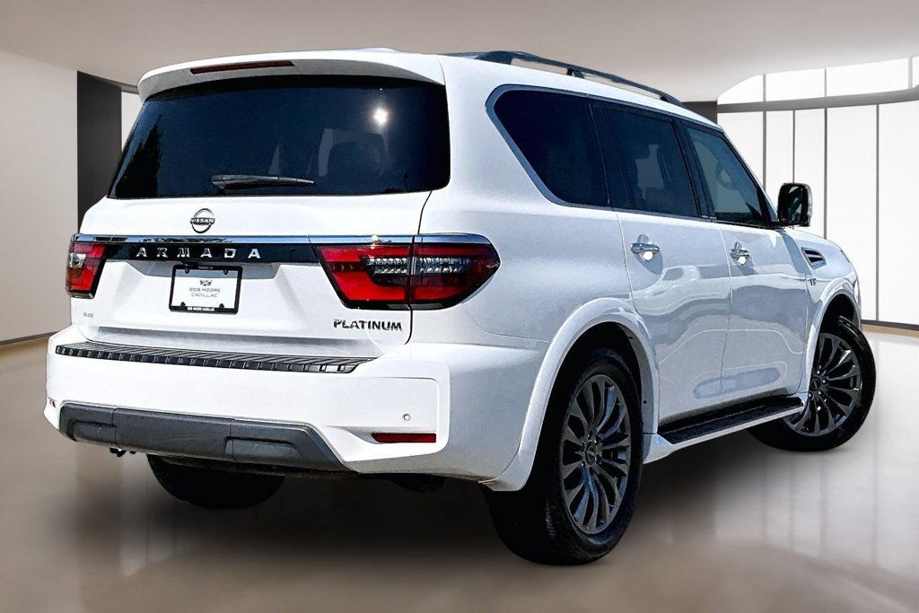 Used 2021 Nissan Armada Platinum w/ Captain's Chairs Package AWD/4WD image 2