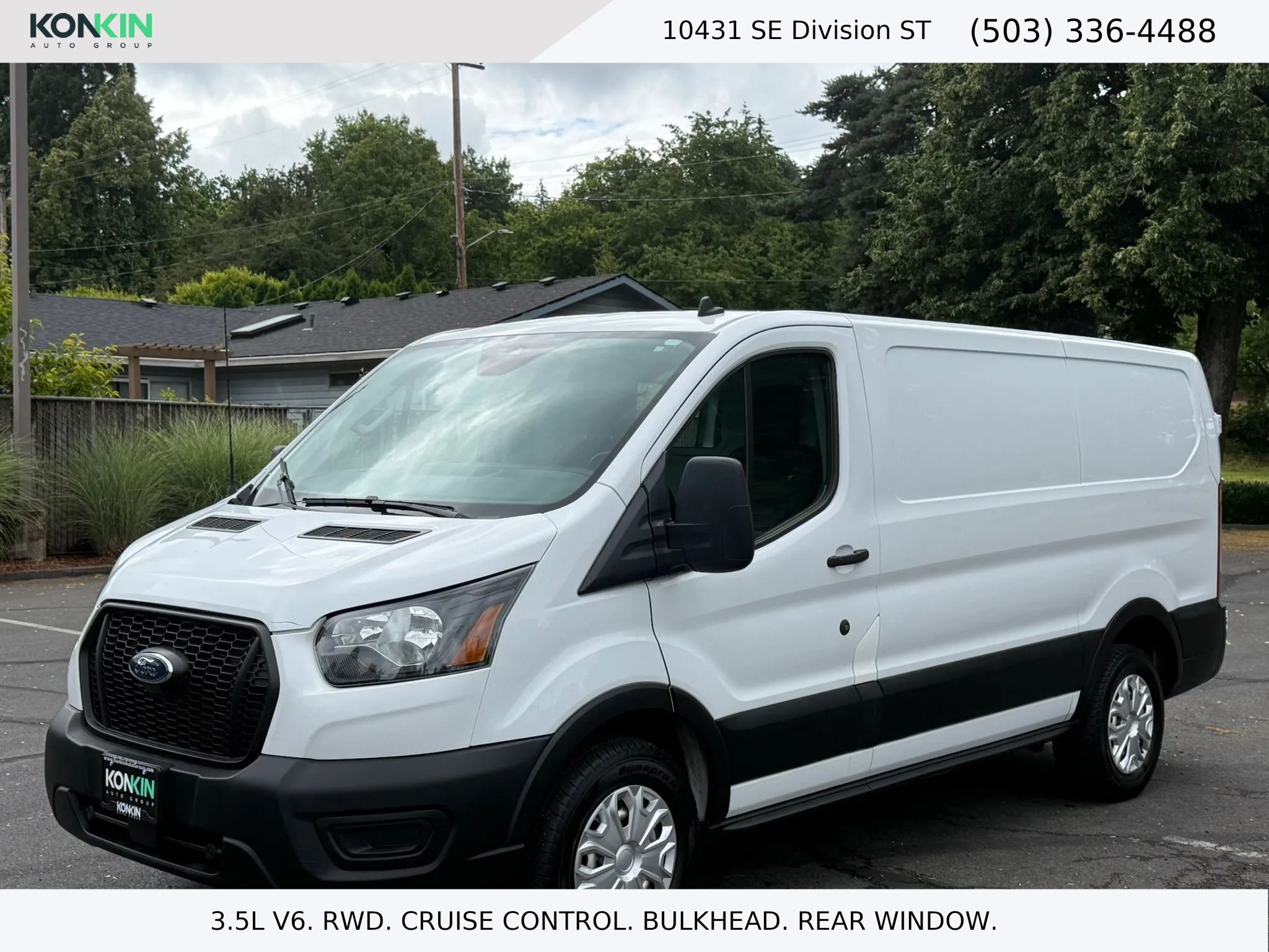 Used 2021 Ford Transit 150 Low Roof w/ Load Area Protection Package RWD image 1
