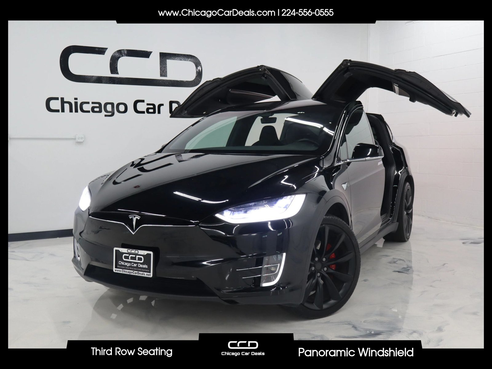 Used 2018 Tesla Model X P100D AWD/4WD image 1