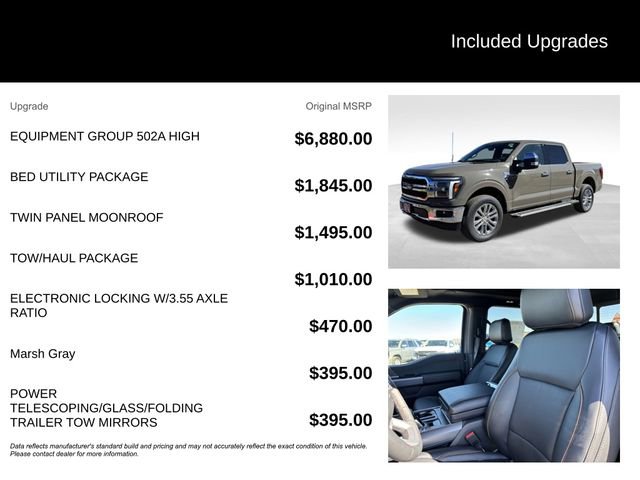 New 2026 Ford F150 Lariat w/ Equipment Group 502A High image 5