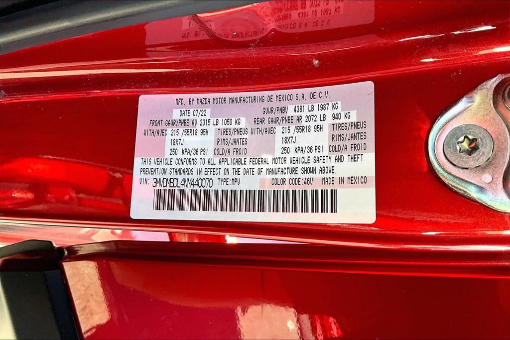 Certified 2022 MAZDA CX-30 AWD 2.5 S w/ Premium Package image 17
