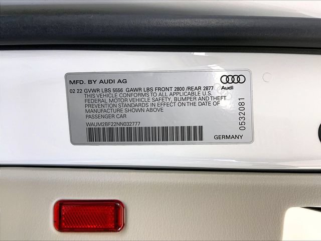 Certified 2022 Audi A6 3.0T Prestige w/ Prestige Package AWD/4WD image 32