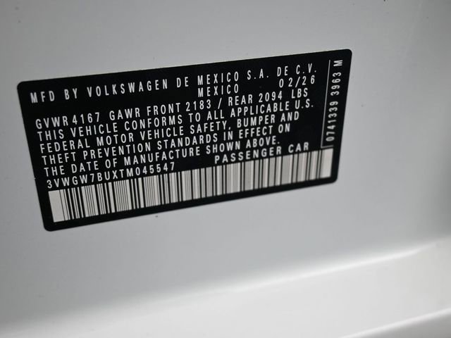 New 2026 Volkswagen Jetta SEL image 20