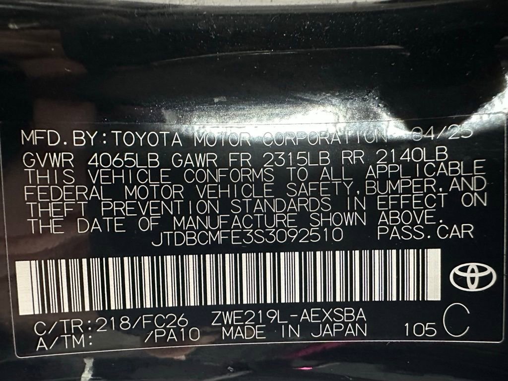 Used 2025 Toyota Corolla SE FWD image 11
