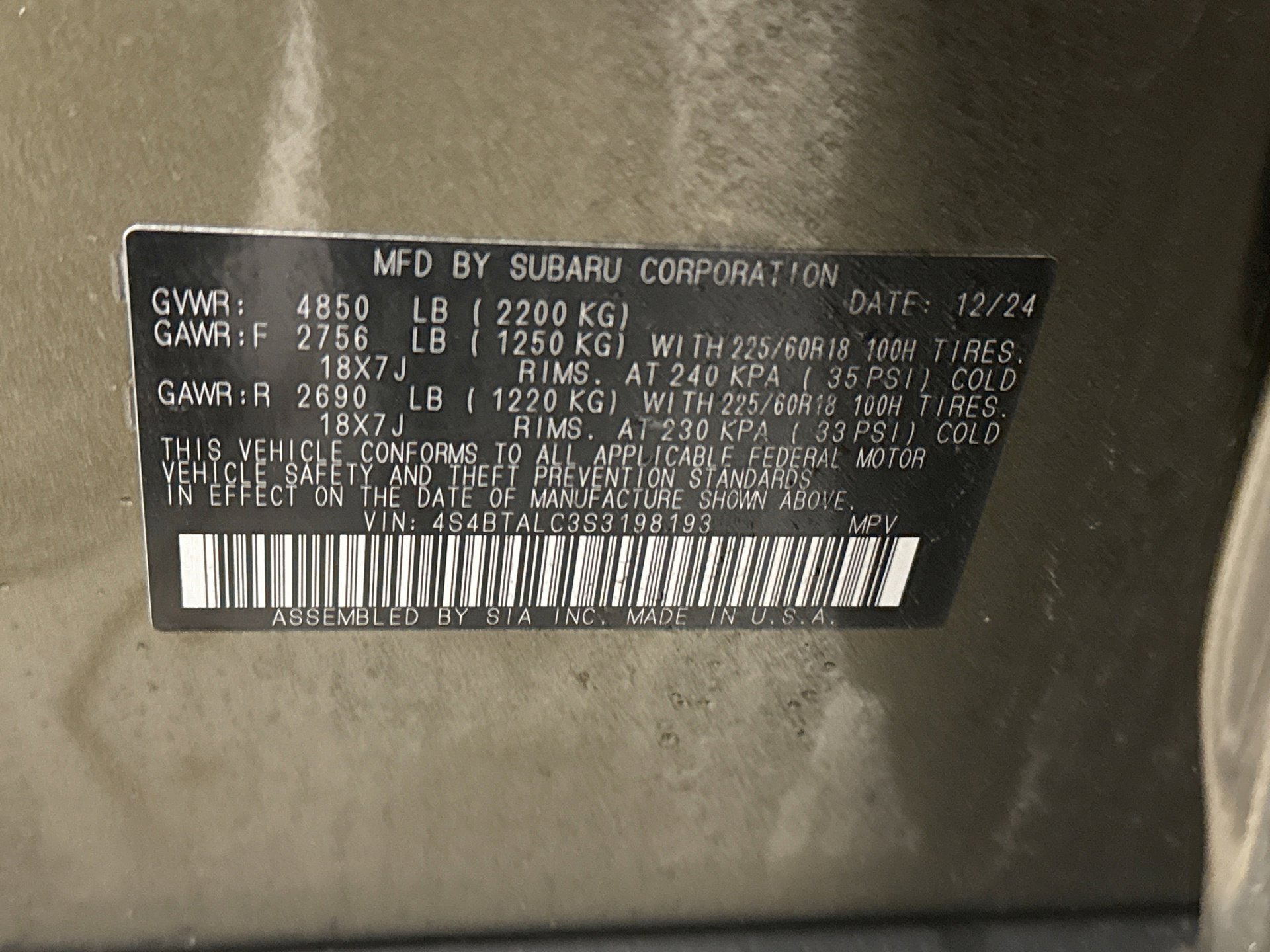 Used 2024 Subaru Outback Touring XT w/ Popular Package #2 image 11