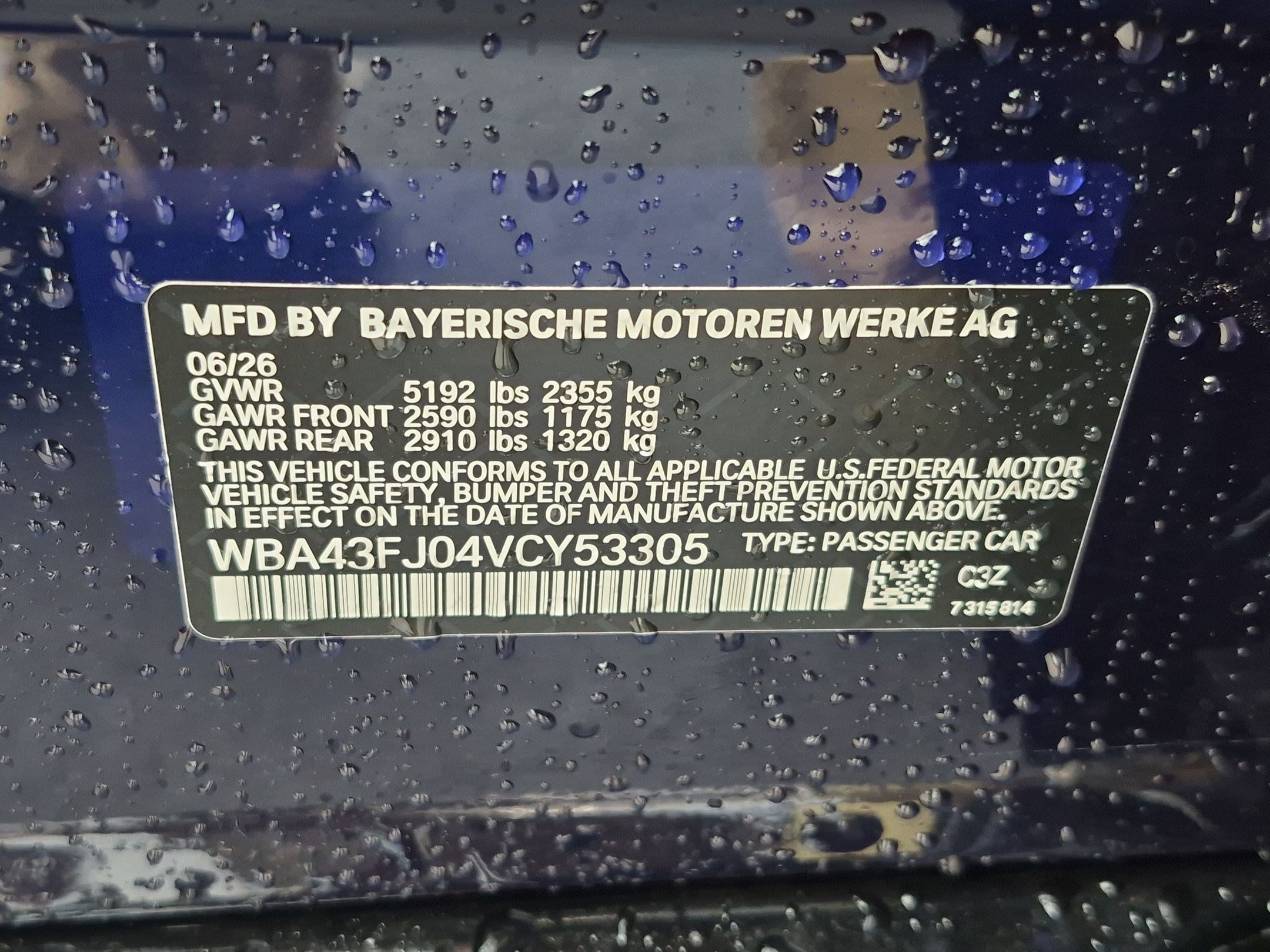 New 2027 BMW 530i w/ M Sport Package RWD image 35