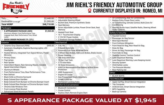 Used 2023 Chrysler Pacifica Touring-L w/ S Appearance Package