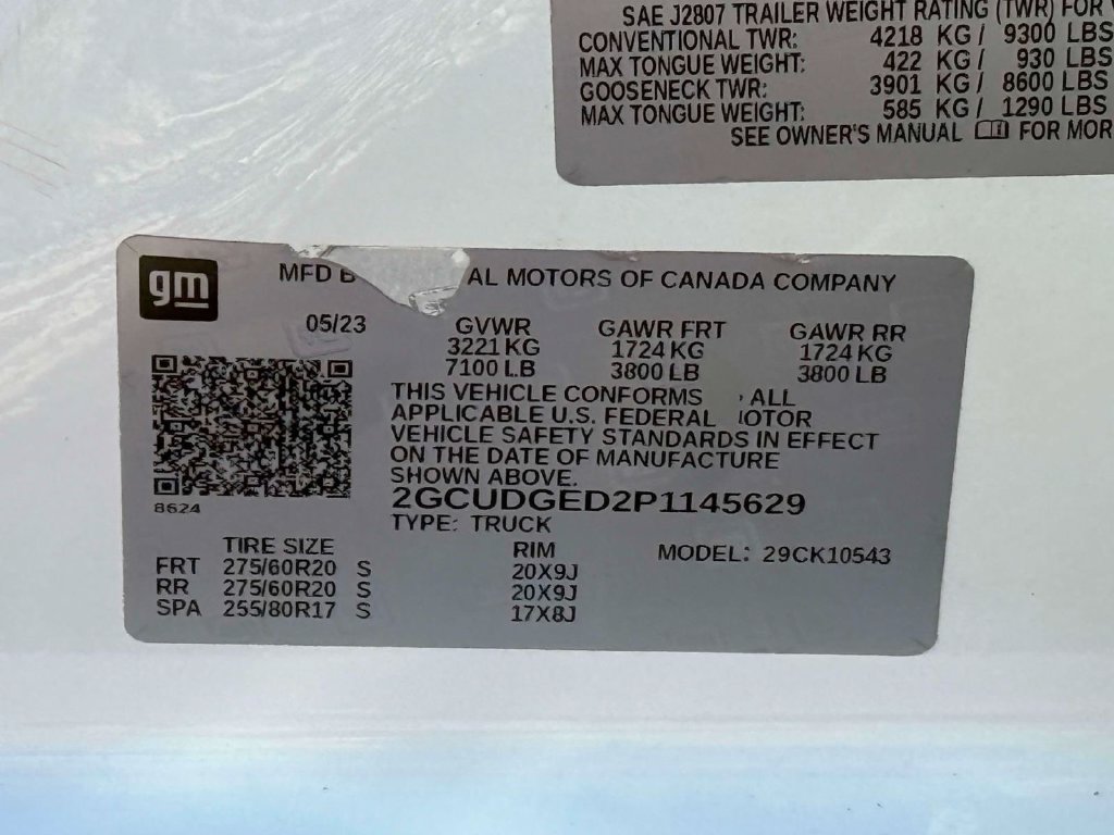 Used 2023 Chevrolet Silverado 1500 LTZ w/ LTZ Convenience Package II AWD/4WD image 16