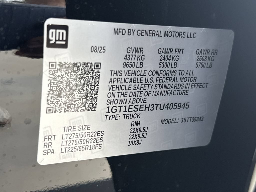 New 2026 GMC Sierra EV Elevation w/ LPO, Elevation Dark Package AWD/4WD image 40