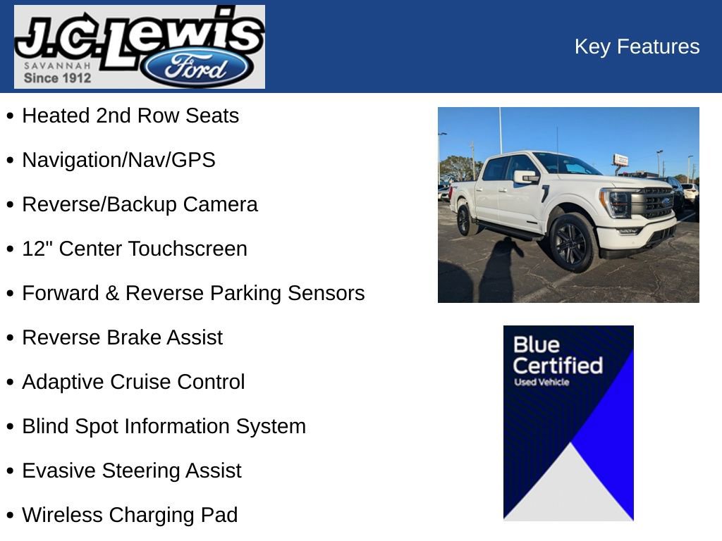 Certified 2023 Ford F150 Lariat w/ Equipment Group 502A High image 31