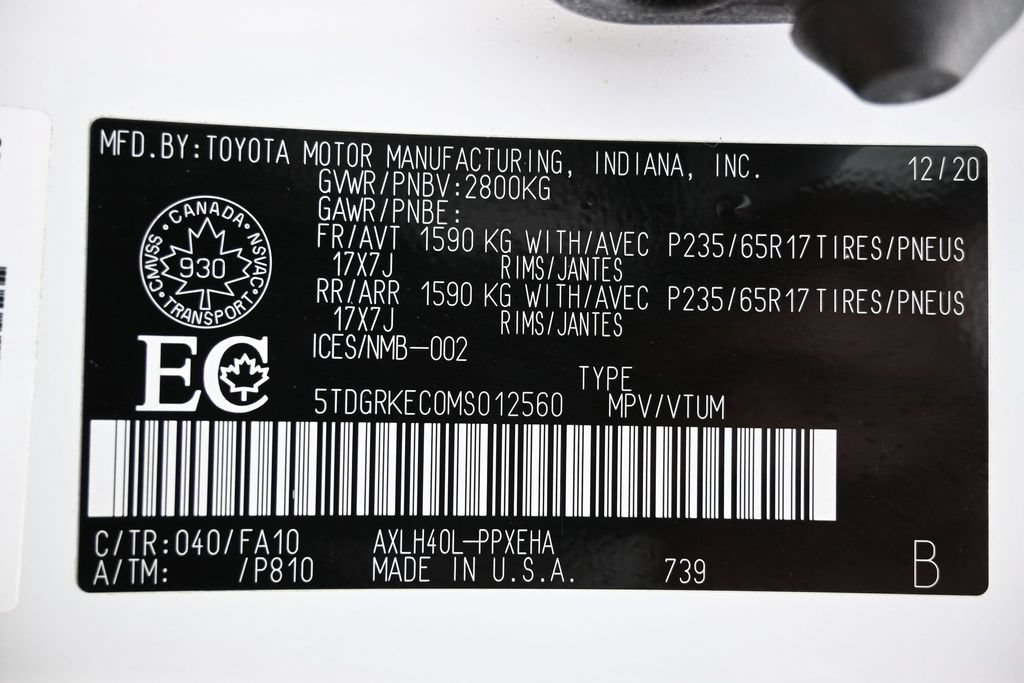 Used 2021 Toyota Sienna LE FWD image 38