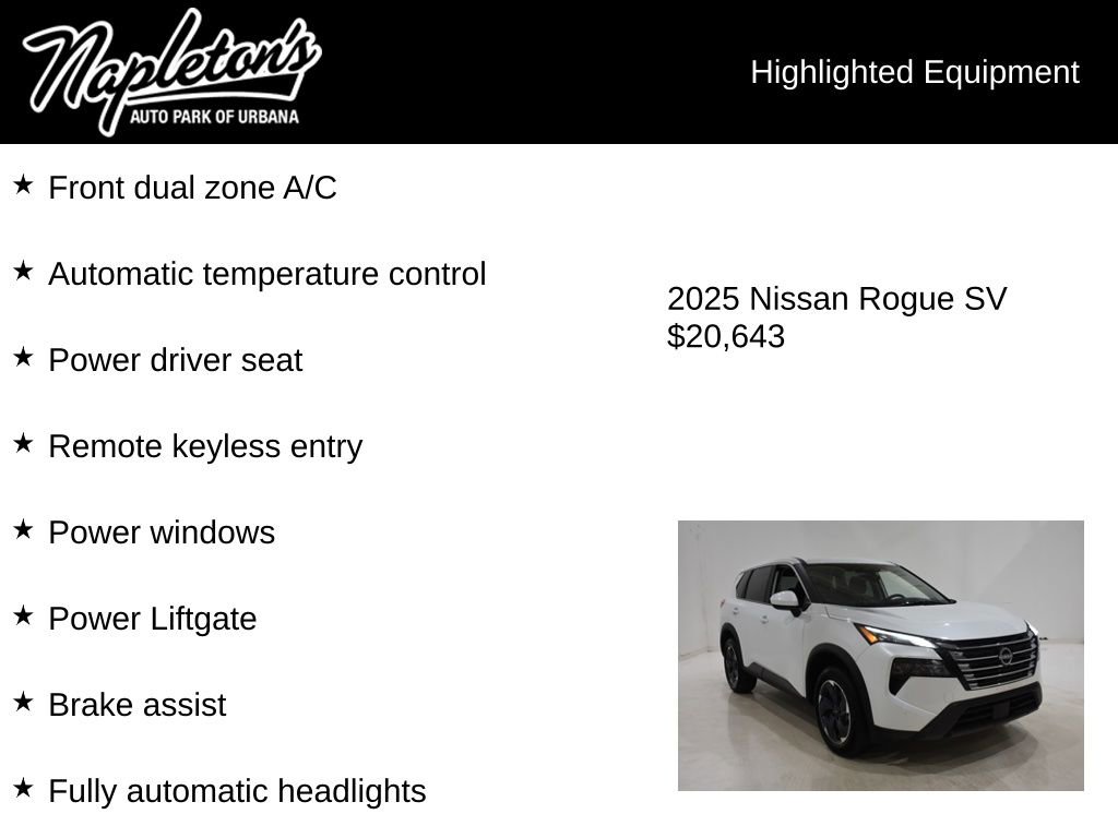 Used 2025 Nissan Rogue SV image 15