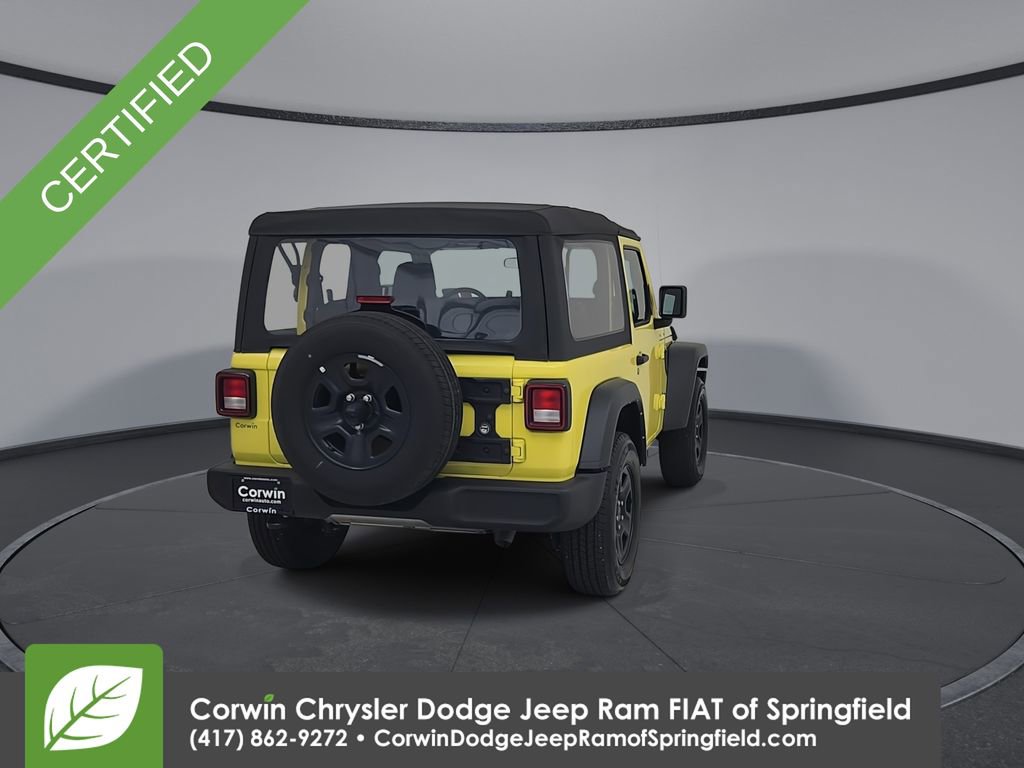 Certified 2022 Jeep Wrangler Sport AWD/4WD image 15