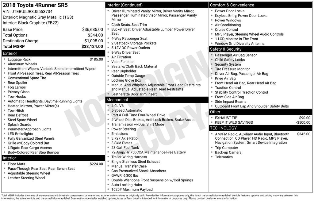 Used 2018 Toyota 4Runner SR5 image 38