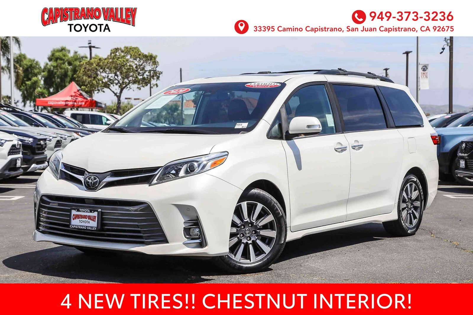 Certified 2020 Toyota Sienna Limited w/ Preferred Accessory Package