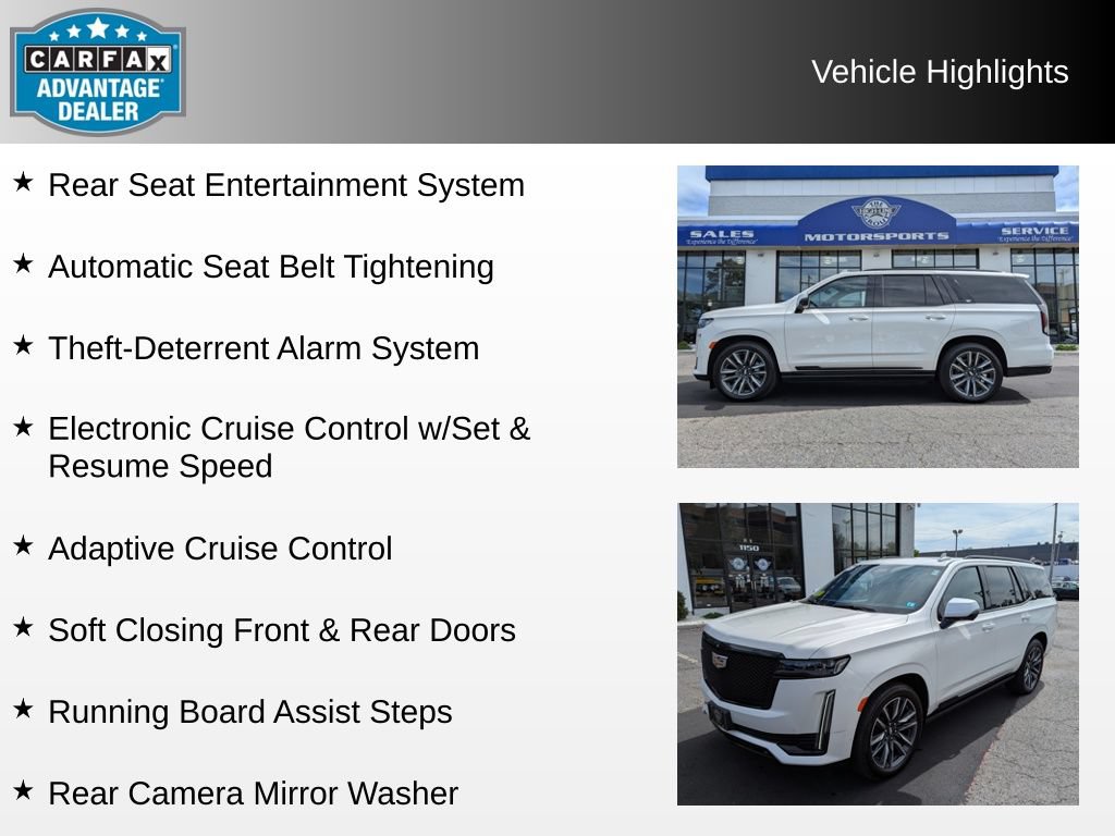 Used 2021 Cadillac Escalade Sport w/ Driver Assist Tech Package AWD/4WD image 8