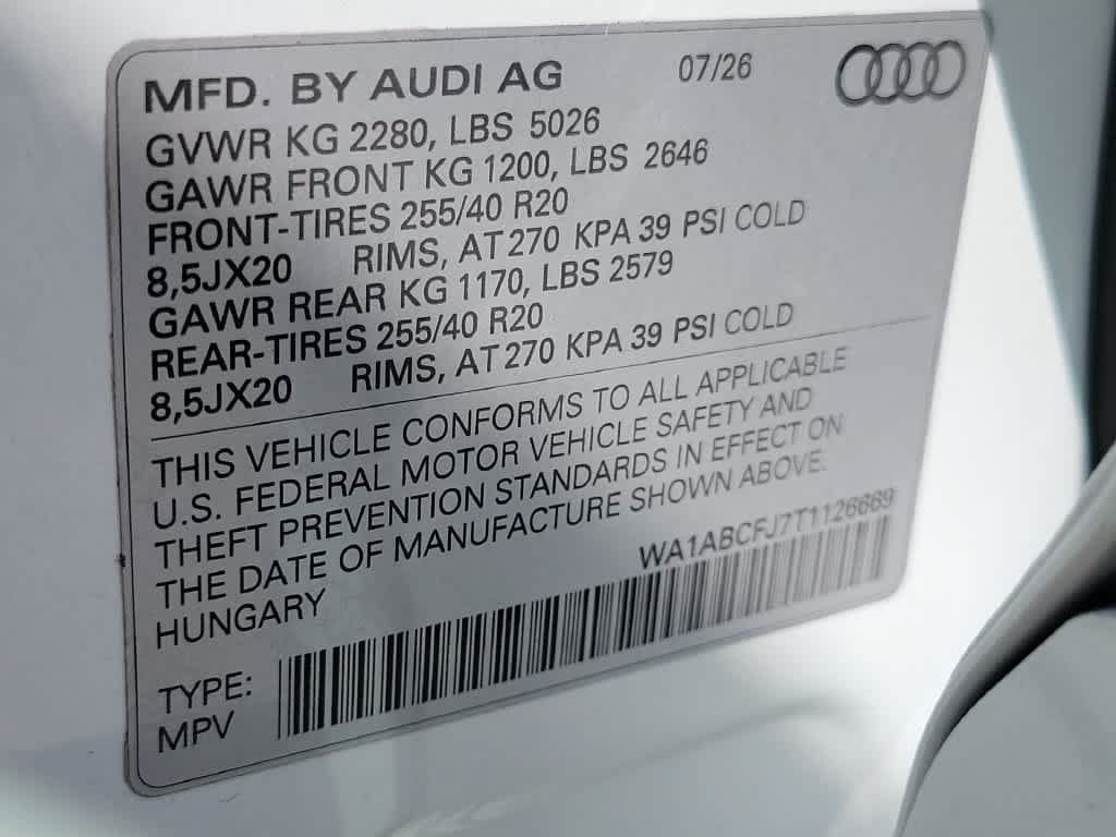 New 2026 Audi Q3 quattro 2.0T AWD/4WD image 29
