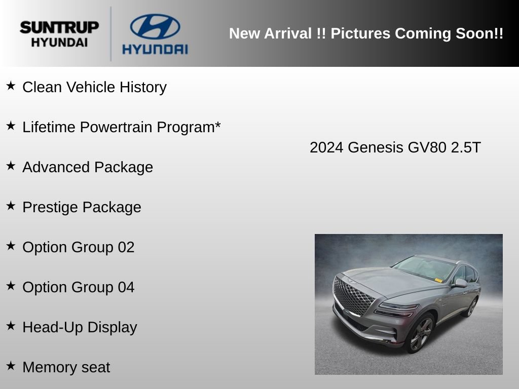 Used 2024 Genesis GV80 2.5T w/ Prestige Package AWD/4WD image 6