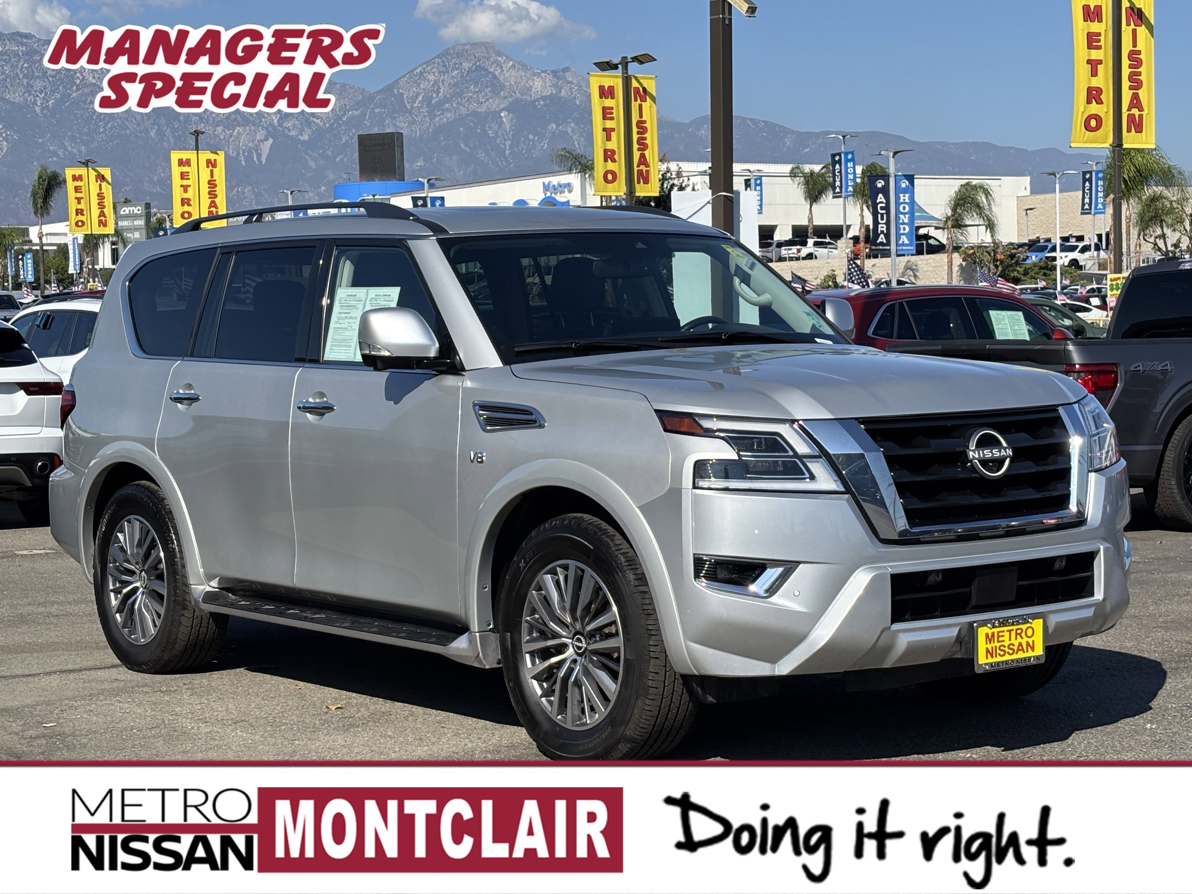 Used 2022 Nissan Armada SL w/ Captain's Chairs Package