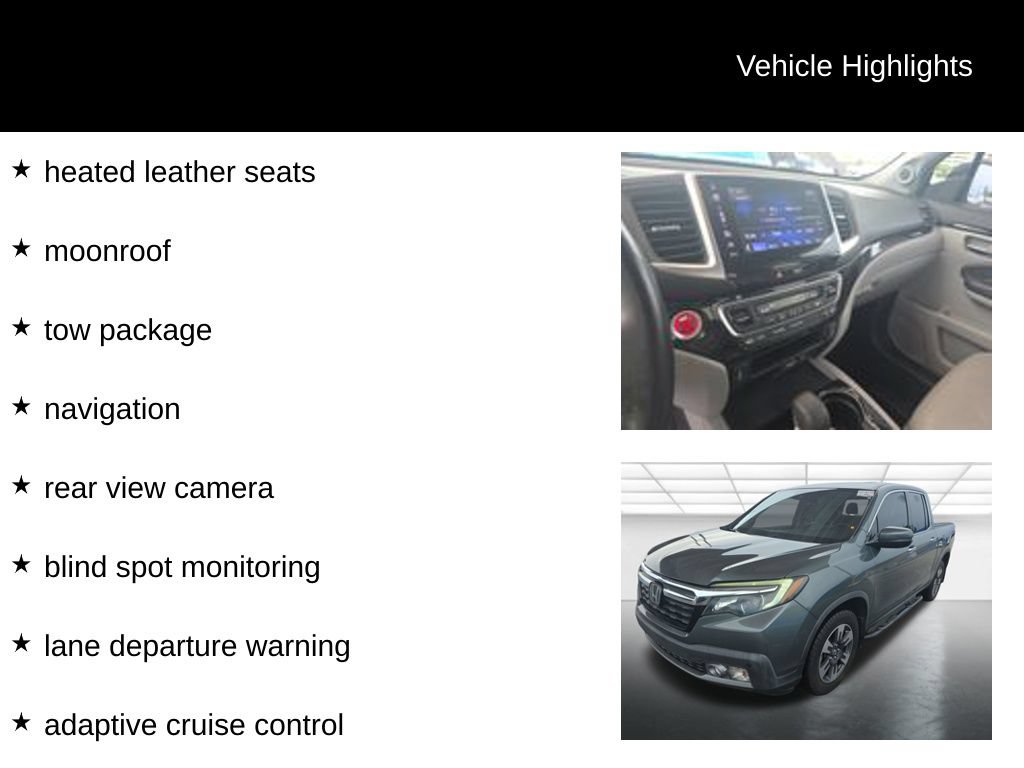 Used 2019 Honda Ridgeline RTL-E image 10