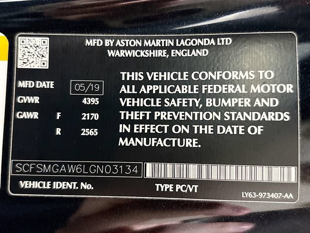 Used 2020 Aston Martin V8 Vantage Coupe RWD image 28