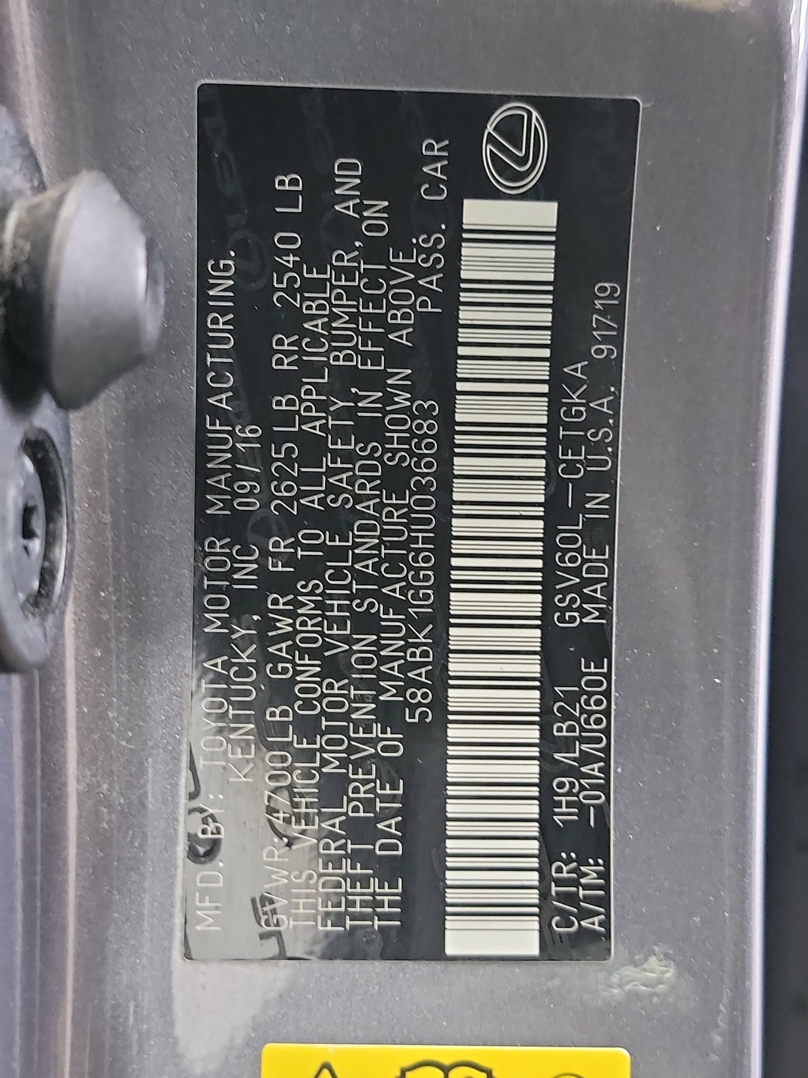 Used 2017 Lexus ES 350 w/ Luxury Package FWD image 33