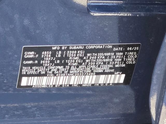 Certified 2025 Subaru Outback Limited image 20