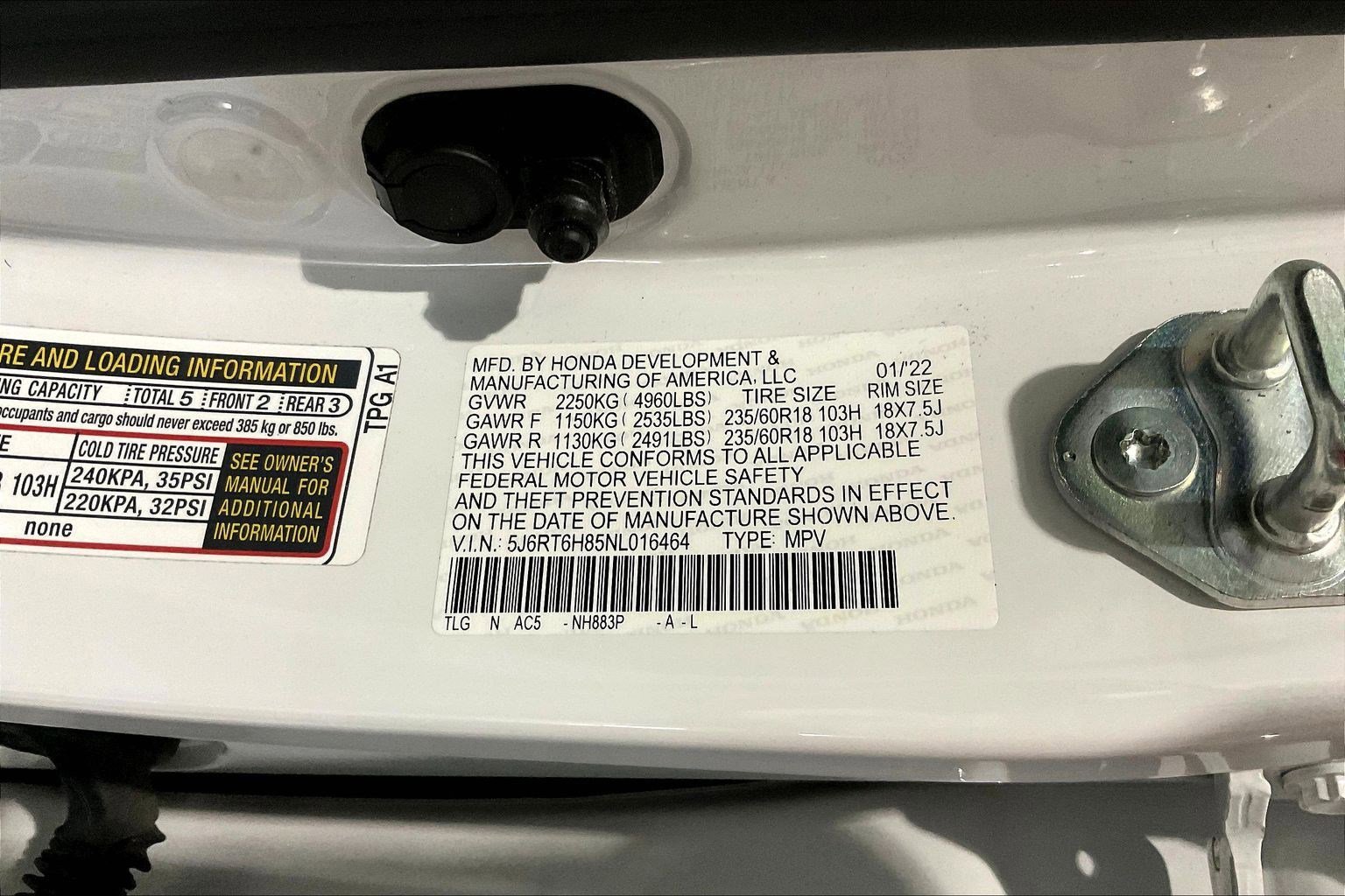Used 2022 Honda CR-V EX-L image 19