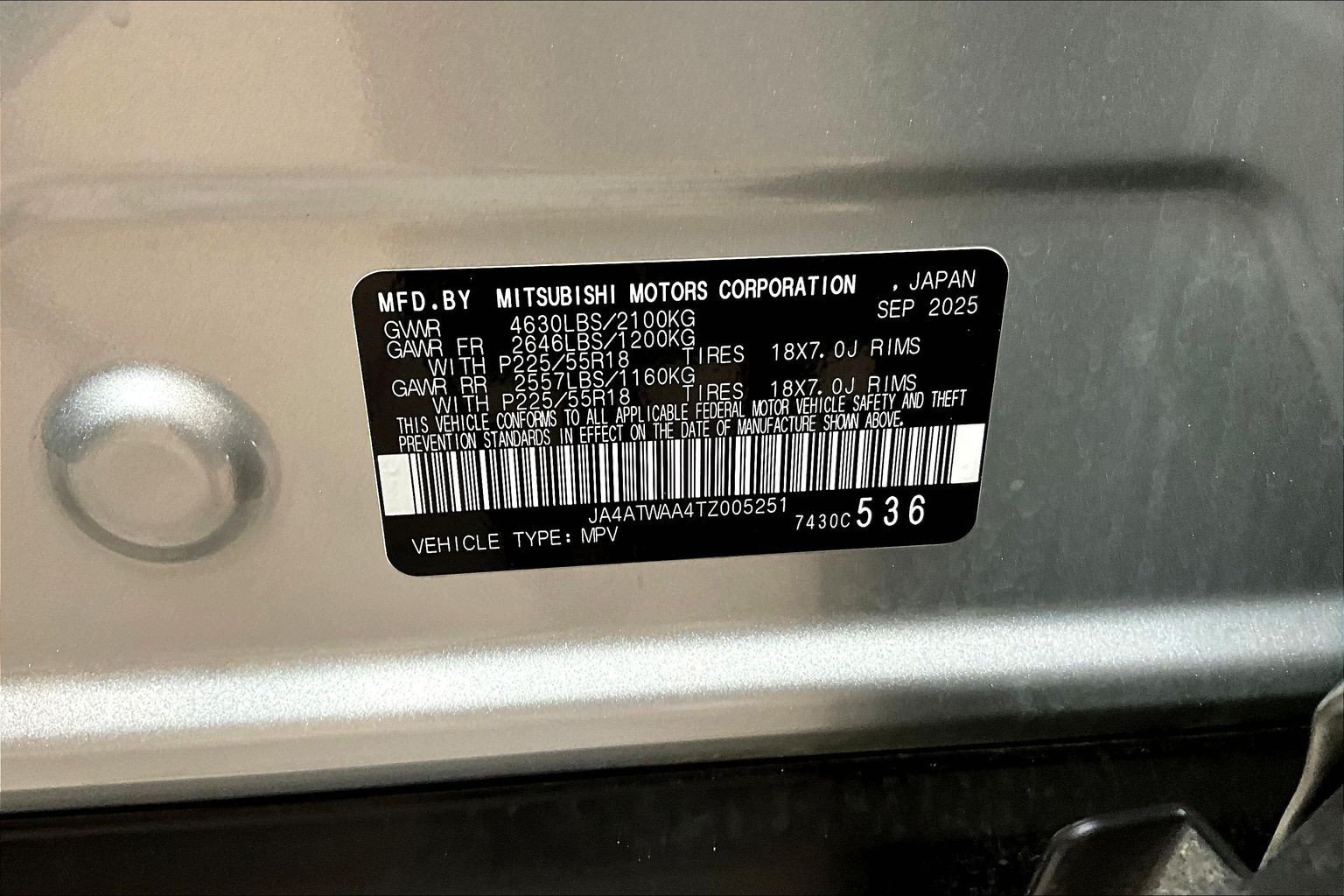 Used 2026 Mitsubishi Eclipse Cross SE AWD/4WD image 18