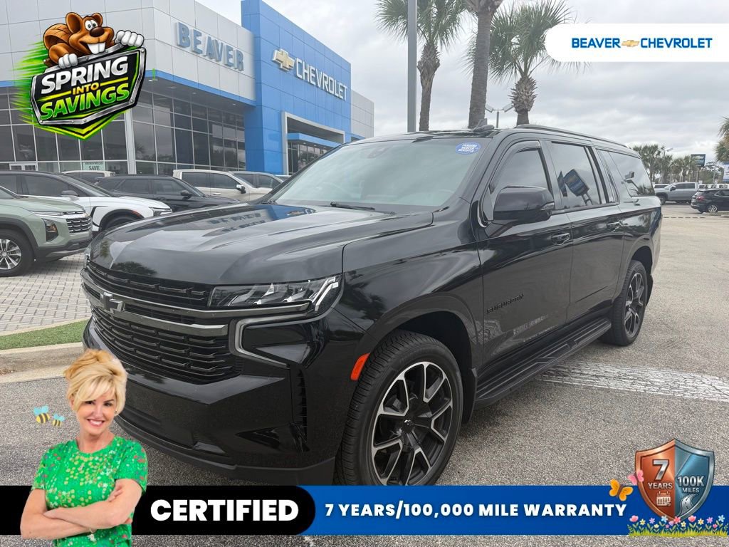 Used 2021 Chevrolet Suburban RST w/ Luxury Package RWD image 1