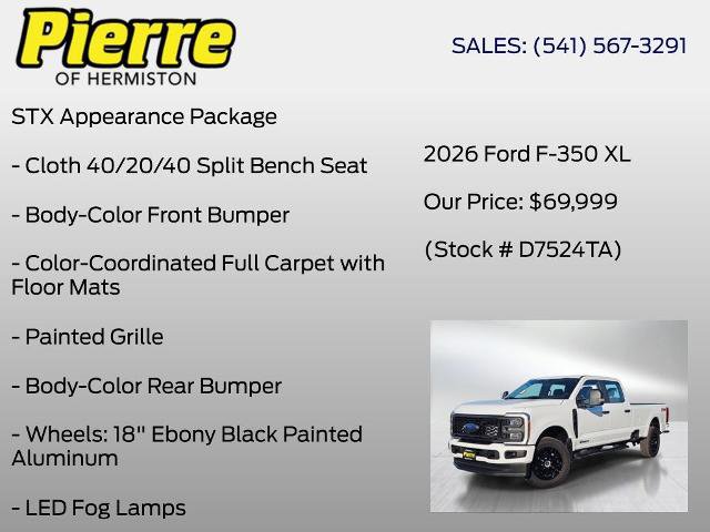 Certified 2026 Ford F350 XL w/ STX Appearance Package AWD/4WD image 7