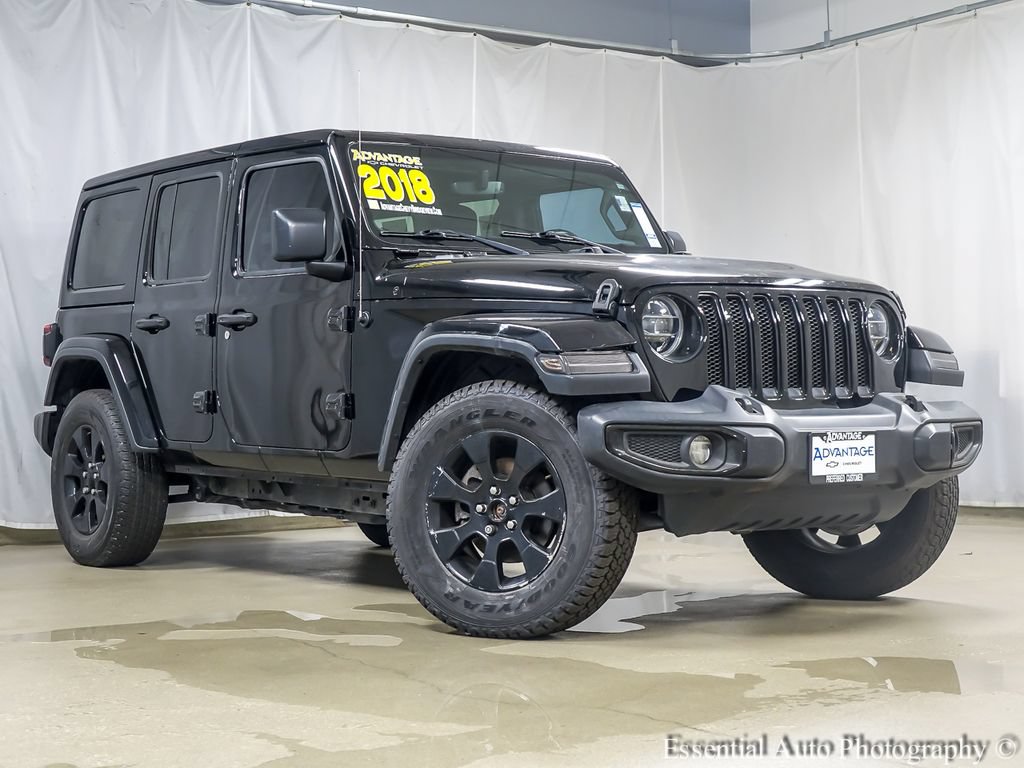 Used 2018 Jeep Wrangler Unlimited Sahara AWD/4WD video 2