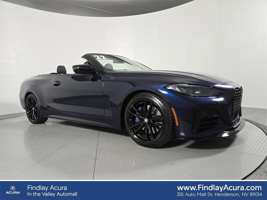 Used 2022 BMW 440i xDrive Convertible w/ Premium Package