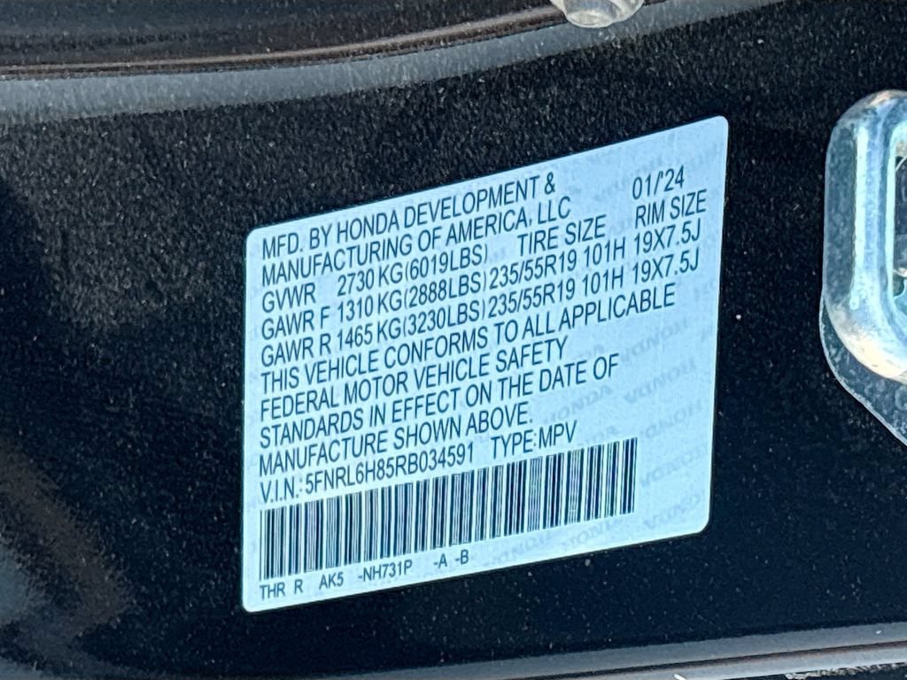 Used 2024 Honda Odyssey Touring image 35
