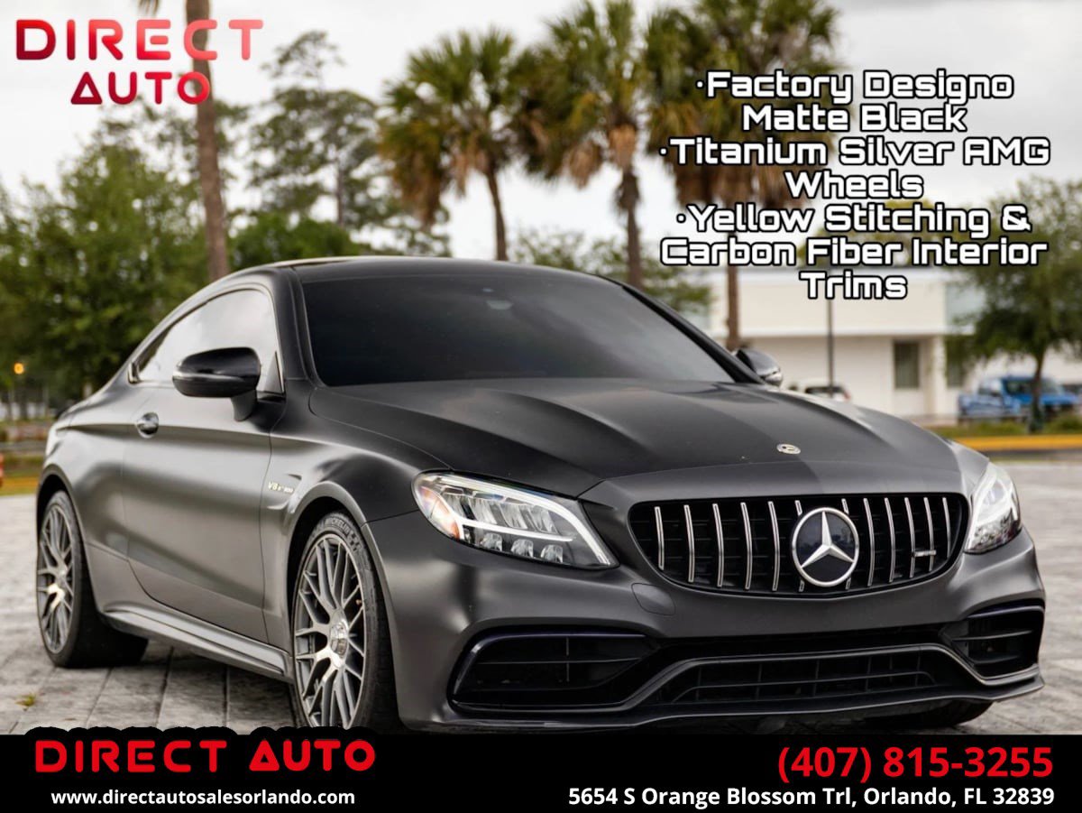 Used 2019 Mercedes-Benz C 63 AMG Coupe image 1