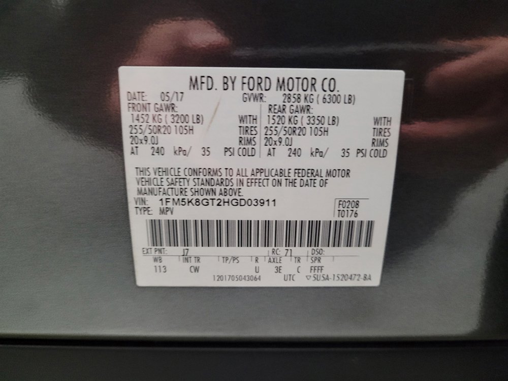 Used 2017 Ford Explorer Sport w/ Equipment Group 401A AWD/4WD image 33