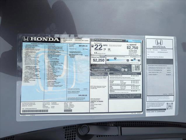 New 2026 Honda Odyssey Touring image 23