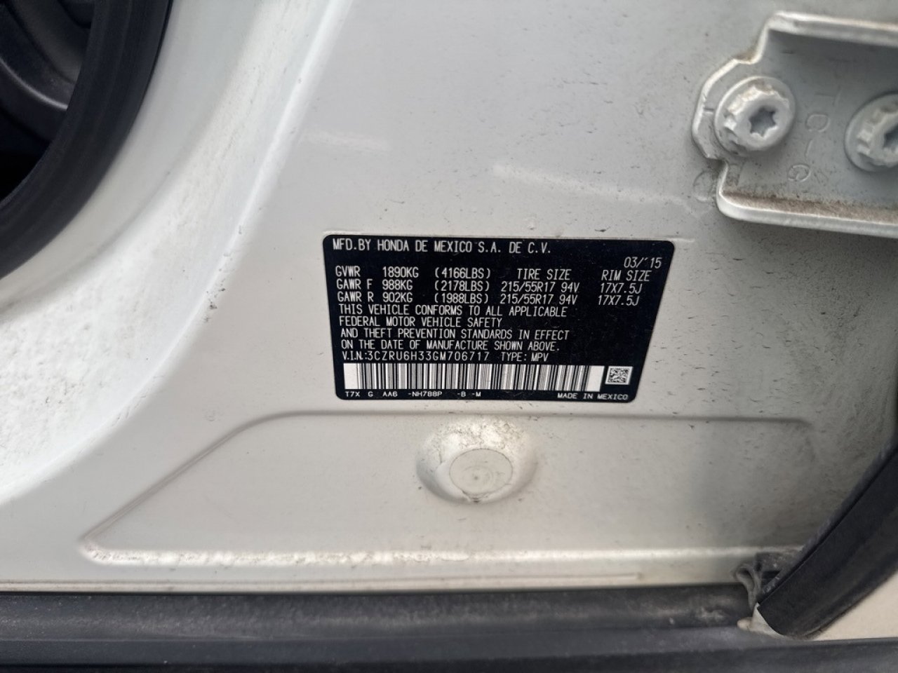 Used 2016 Honda HR-V LX image 20