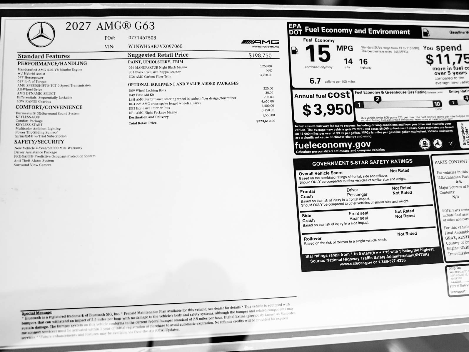New 2027 Mercedes-Benz G 63 AMG 4MATIC image 28