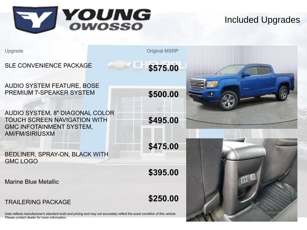 Used 2018 GMC Canyon SLE w/ SLE Convenience Package image 4