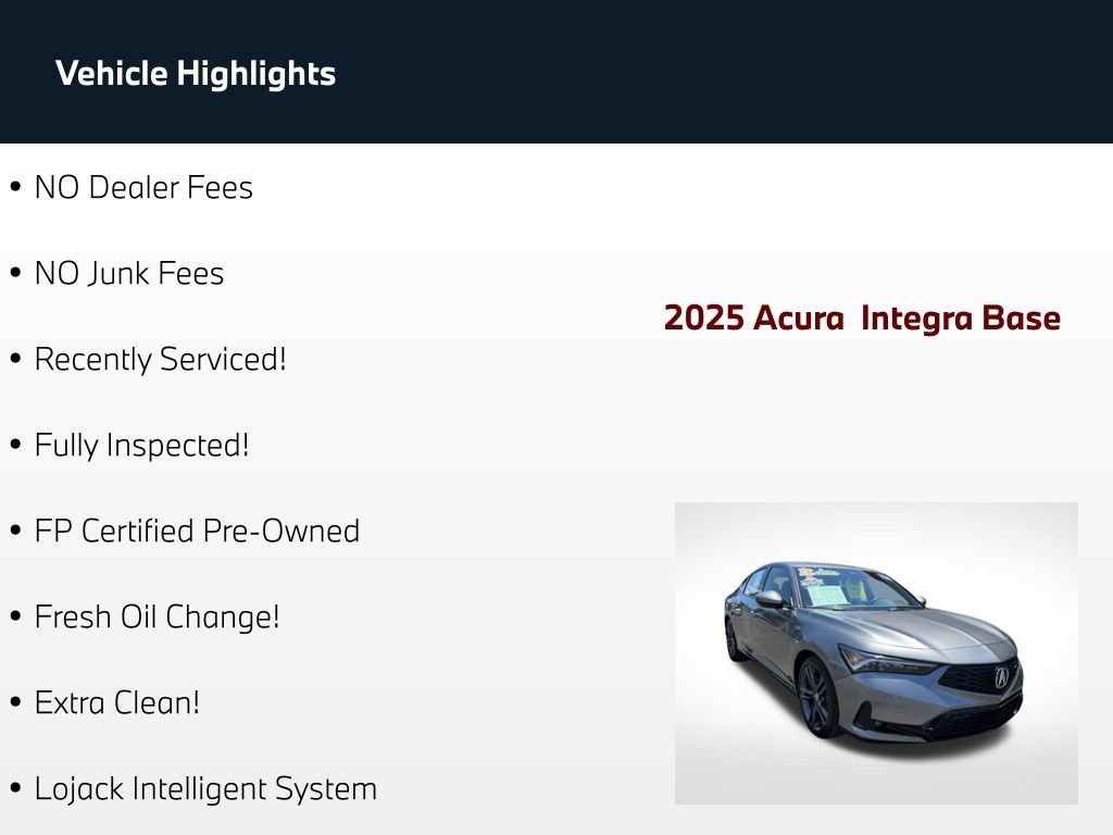 Used 2025 Acura Integra A-Spec FWD image 58