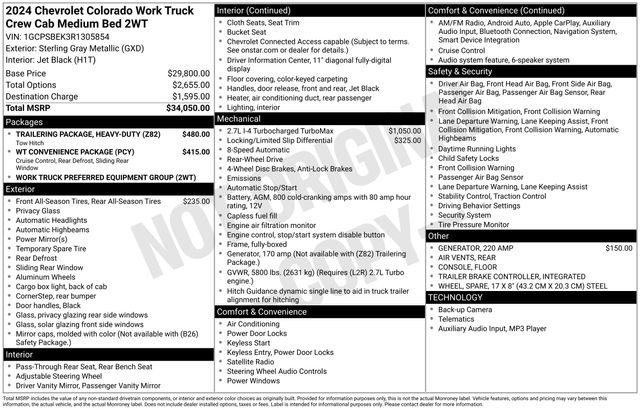 Used 2024 Chevrolet Colorado W/T image 6