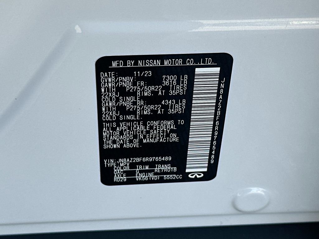 Used 2024 INFINITI QX80 Sensory w/ Cargo Package image 33