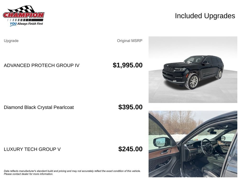 Used 2021 Jeep Grand Cherokee L Summit w/ Advanced Protech Group IV image 4