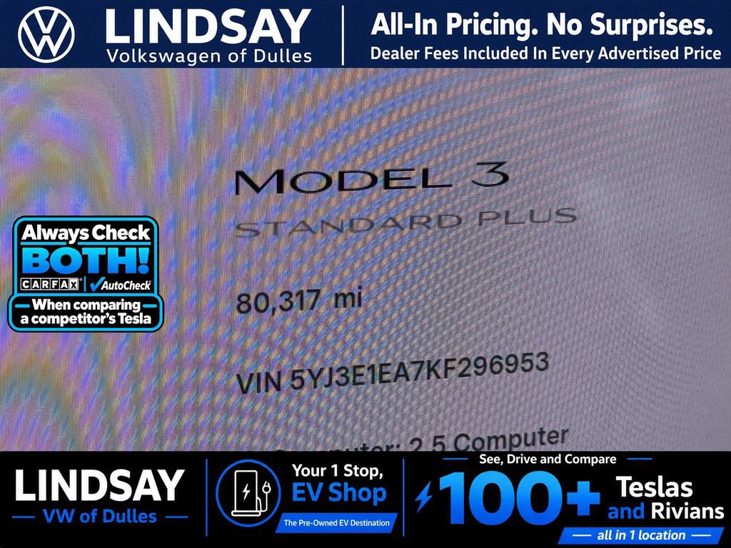 Used 2019 Tesla Model 3 Standard Range Plus RWD image 30