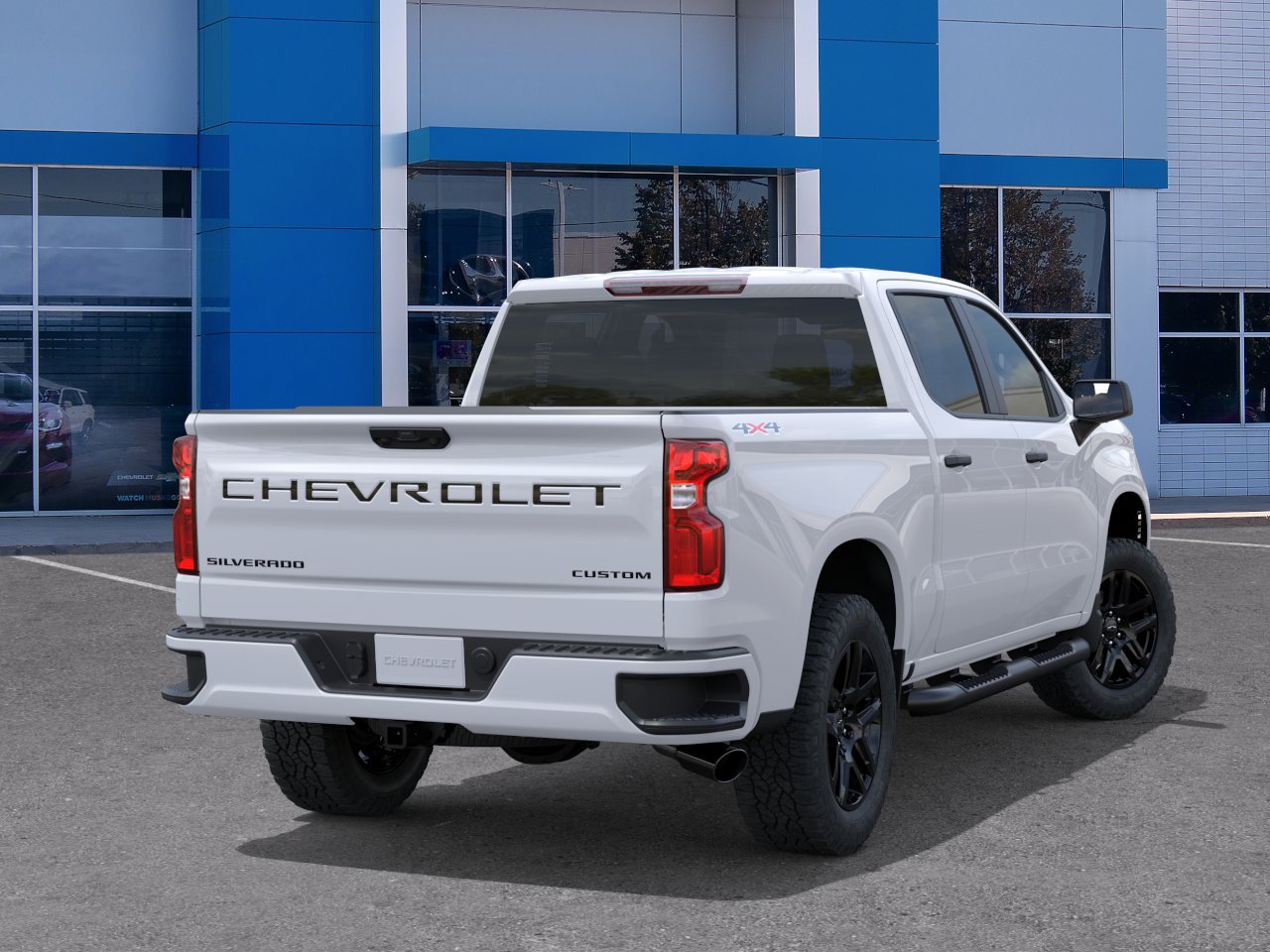 New 2026 Chevrolet Silverado 1500 Custom w/ Turbomax Blackout Package AWD/4WD image 4