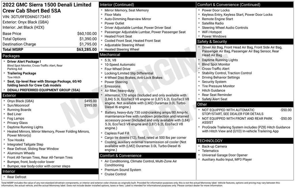 Used 2022 GMC Sierra 1500 Denali image 34