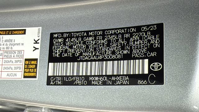 Used 2023 Toyota Prius LE FWD image 25