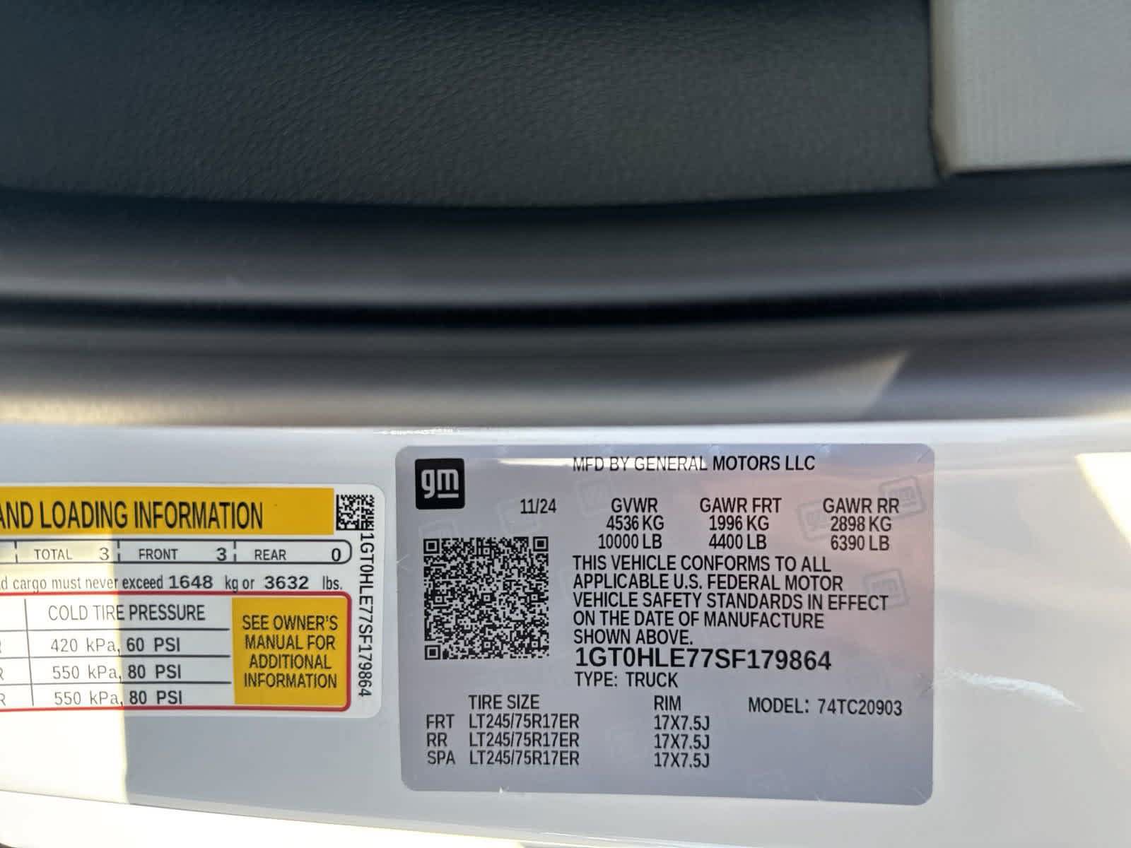 New 2025 GMC Sierra 2500 Pro w/ 1SA Pro Safety Plus Package RWD image 48