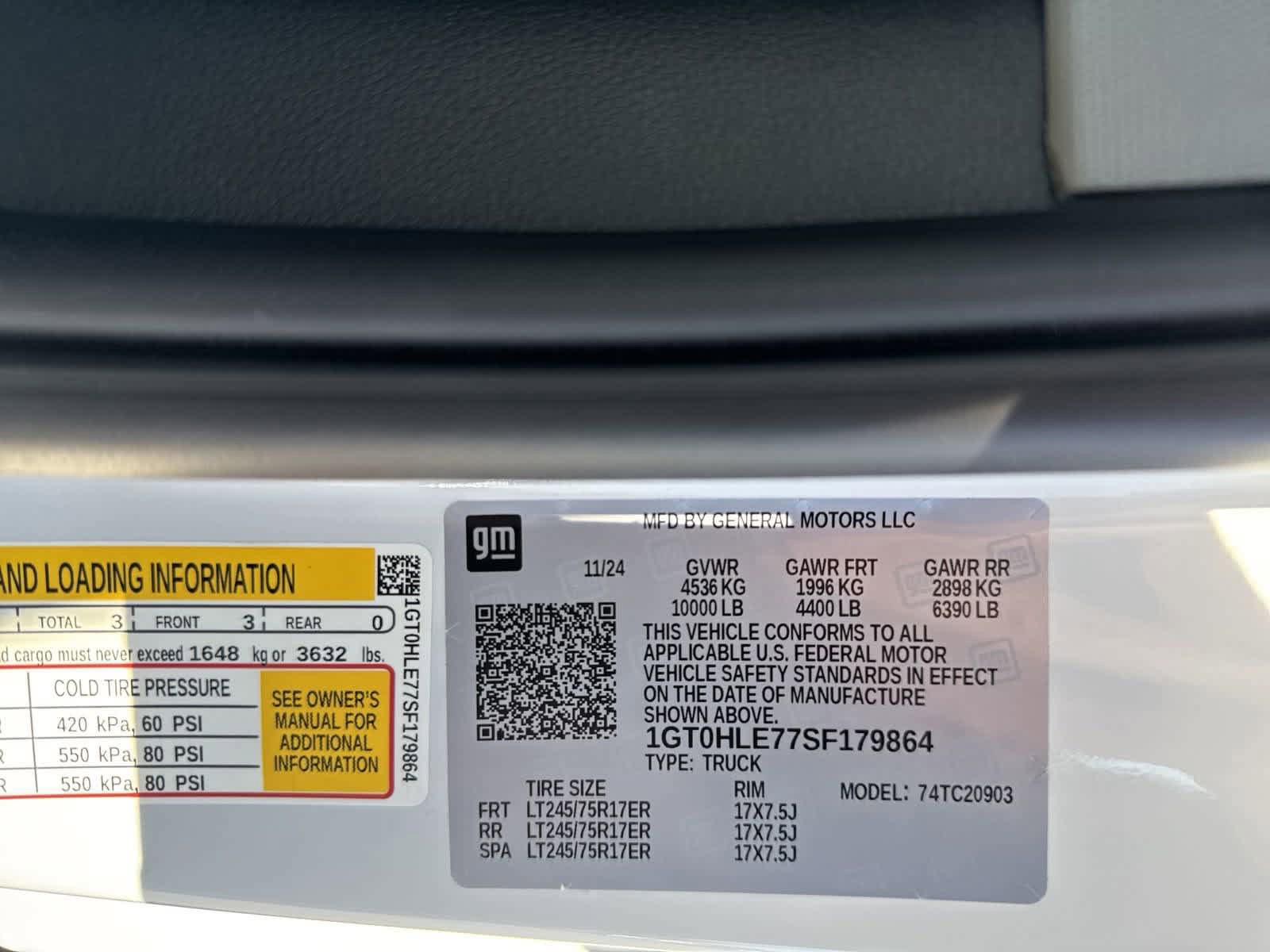 New 2025 GMC Sierra 2500 Pro w/ 1SA Pro Safety Plus Package RWD image 48